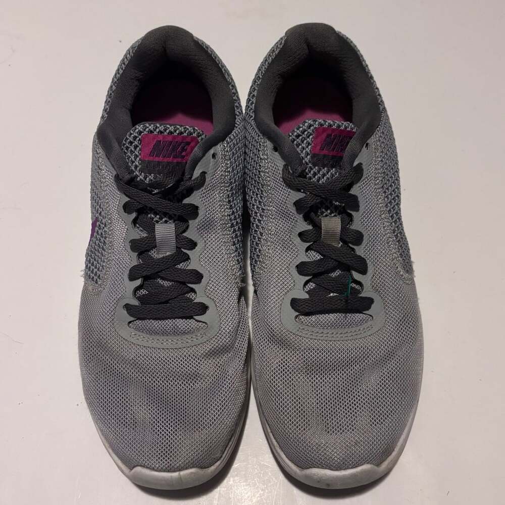 Nike Women's Revolution 3 Running Shoes Gray Purple Size 7 819303-009